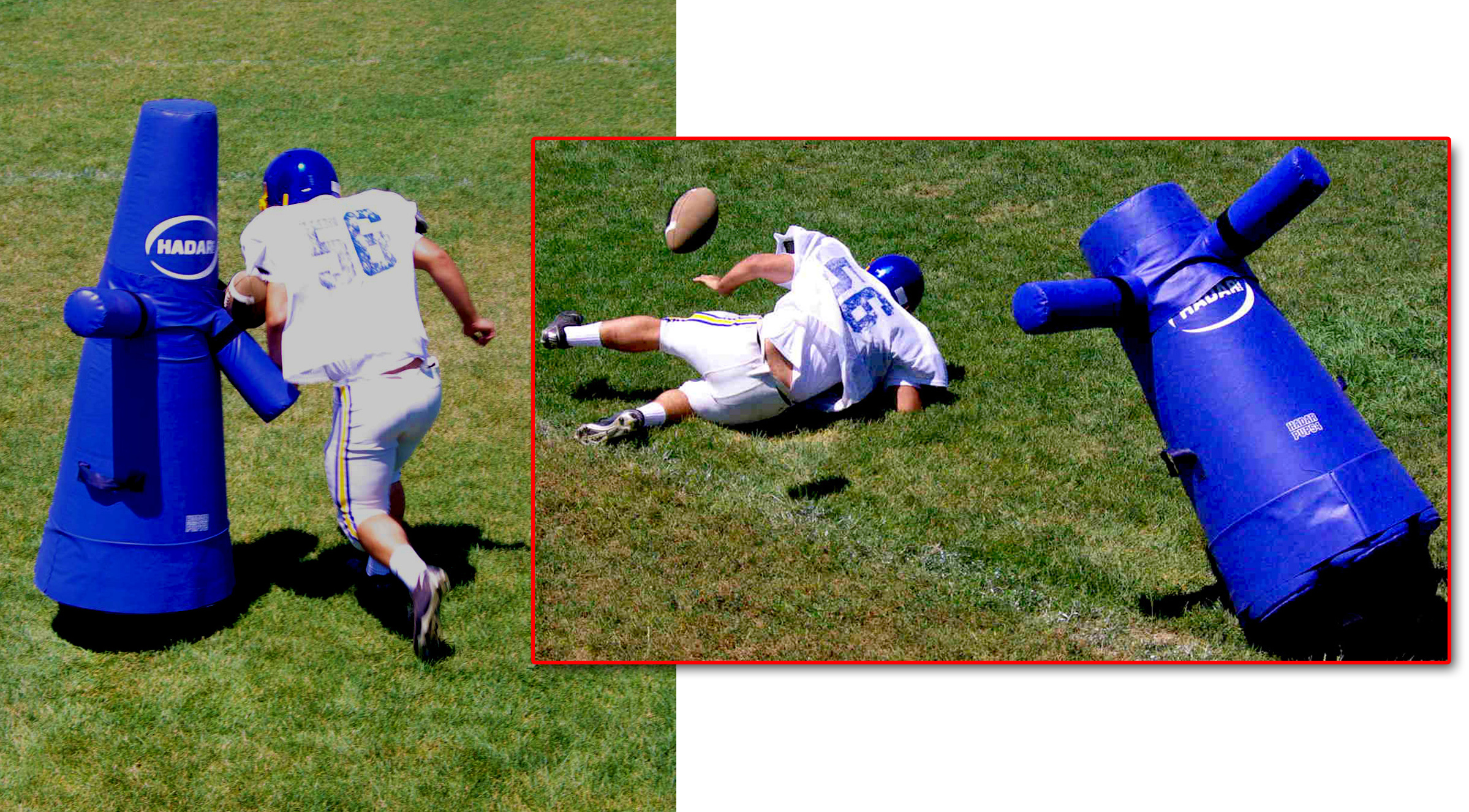 E120917 Hadar Football Velcro Dummy Arms