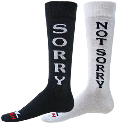 Red Lion Sorry Not Sorry Over-The-Calf Socks