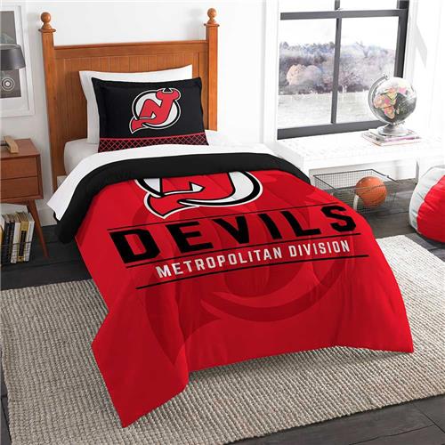 Northwest NHL Devils Twin Comforter & Sham