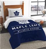 Northwest NHL Maple Leafs Twin Comforter & Sham Northwest NHL Maple Leafs Twin Comforter & Sham