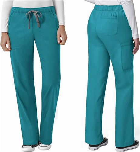 WonderWink NEXT Womens Logan Cargo Scrub Pant. Embroidery is available on this item.