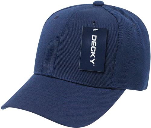 Decky Pro Style Fitted Baseball Cap. Embroidery is available on this item.