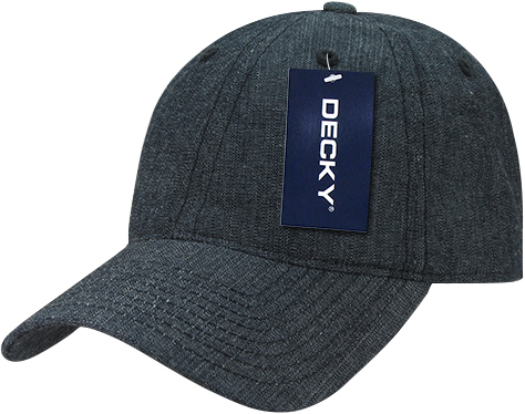 Decky Relaxed Washed Denim Cap. Embroidery is available on this item.