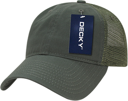 Decky Relaxed Trucker Cap. Embroidery is available on this item.