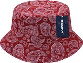 Decky Relaxed Paisley Bucket Hat 459