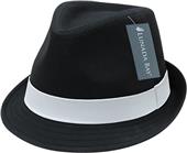 Decky Basic Poly Woven Fedora Decky Basic Poly Woven Fedora