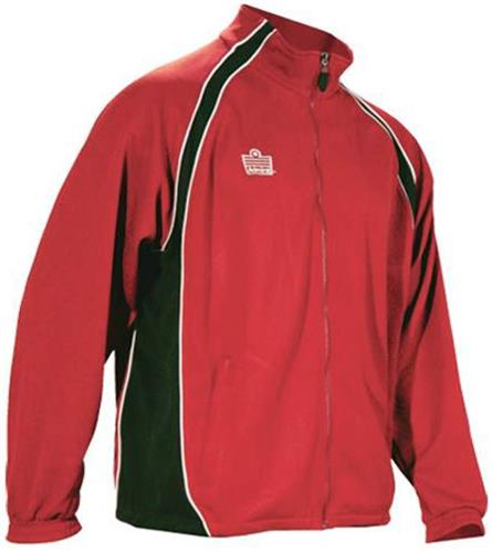 Admiral Pasadena Light Red Soccer Warm Up Jacket. Decorated in seven days or less.