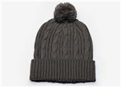 Pacific Headwear Cable Knit Pom-Pom Beanie