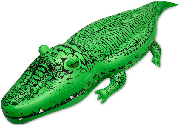 GoFloats BigAl' Giant Inflatable Alligator - Playground Equipment And Gear