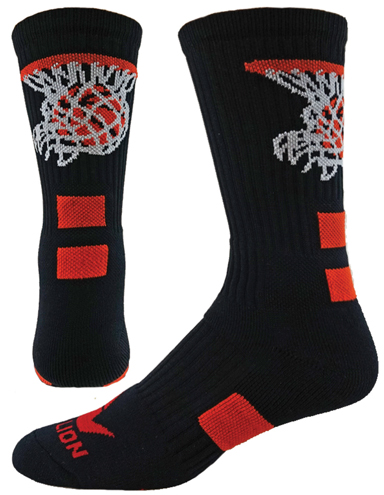 Red Lion Hoops Crew Socks - Closeout