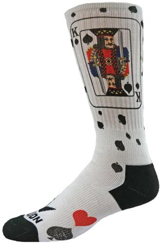 Red Lion King Sublimated Crew Socks