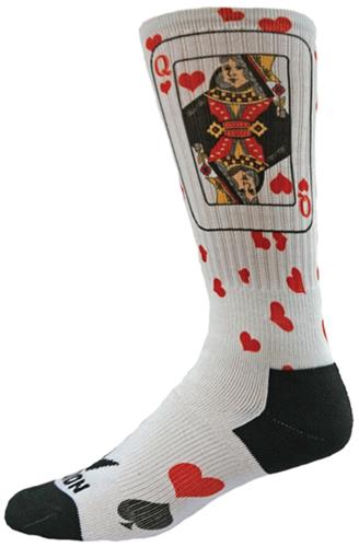 Red Lion Queen Sublimated Crew Socks