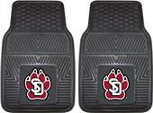 Fan Mats NCAA South Dakota Vinyl Car Mats (set)