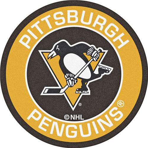 Fan Mats NHL Pittsburgh Penguins Roundel Mat