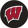 Fan Mats NCAA University of Wisconsin Puck Mat