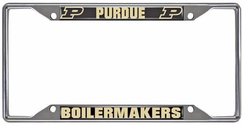 Fan Mats NCAA Purdue License Plate Frame