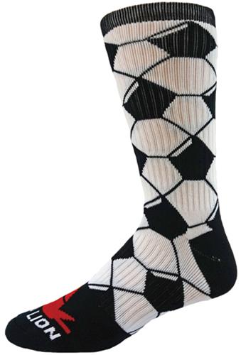 Red Lion Goal Soccer Crew Socks - Closeout