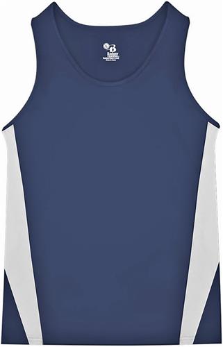 Badger Sport Adult/Youth Stride Track Singlet. Printing is available for this item.