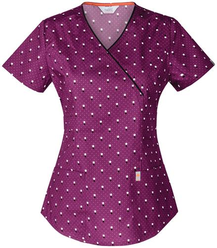 Code Happy Womens You've Dot This Wine Mock Top