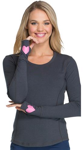 HeartSoul Women Heart To Heart Underscrub Knit Tee
