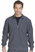 Infinity Mens Zip Front Scrub Jacket