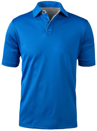 Zorrel Mens Islington Stretch Polo w/Stripe Accent. Printing is available for this item.