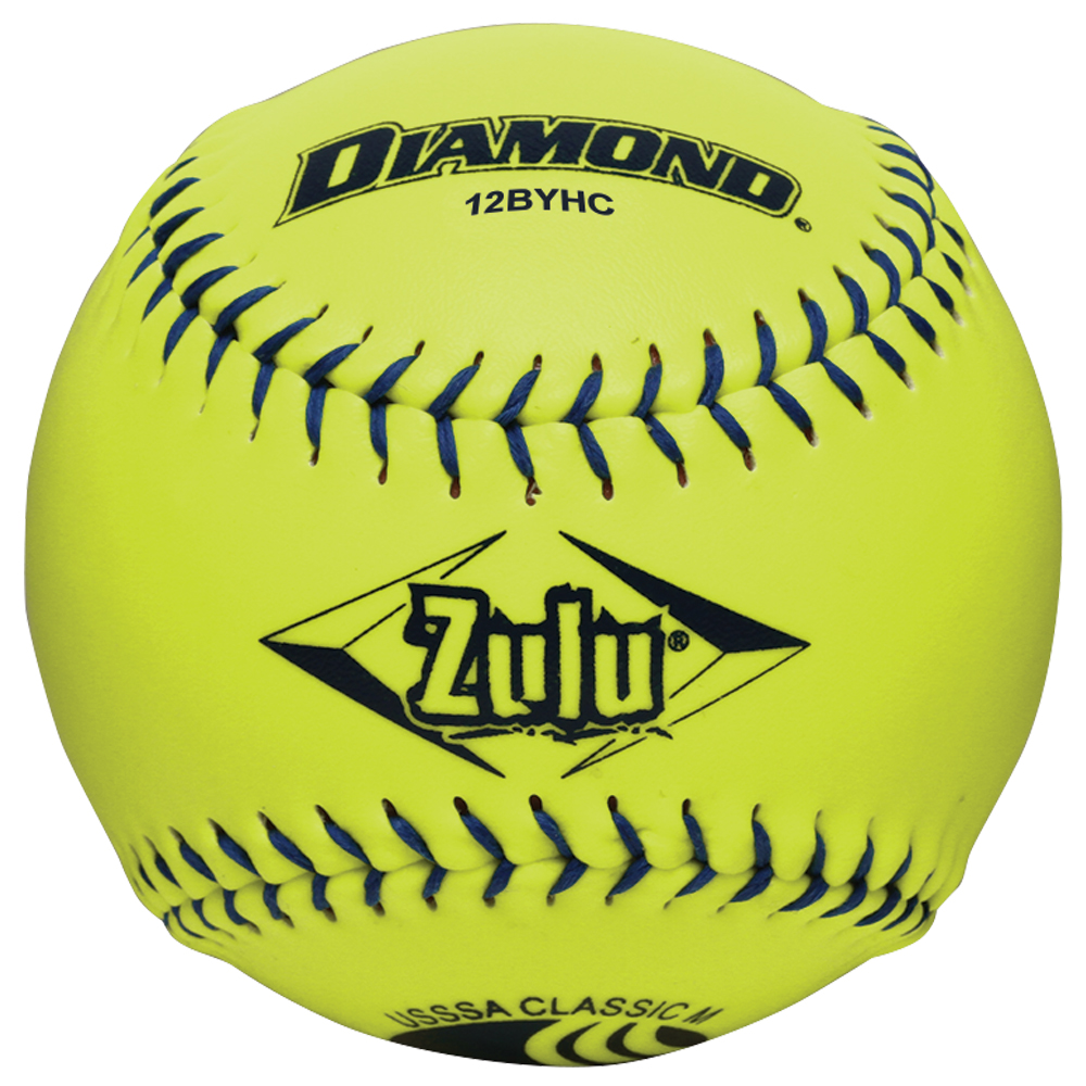 E121988 Diamond 12BYHC CLASSIC Zulu 12" Slowpitch Softballs (DZ)