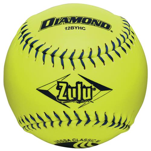 Diamond 12BYHC CLASSIC Zulu 12" Slowpitch Softballs (DZ)