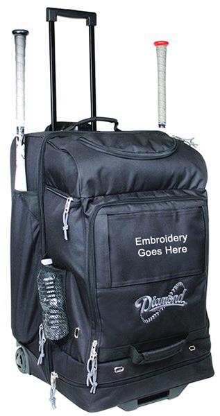 Diamond Dugout Tool Box Baseball Bat Bag. Embroidery is available on this item.