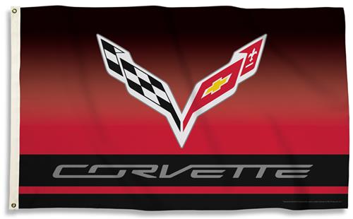 NASCAR Chevy Corvette 3' x 5' Flag w/Grommets