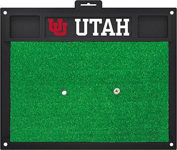 Fan Mats NCAA University of Utah Golf Hitting Mat