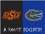 Fan Mat NCAA OSU/Florida House Divided Mat