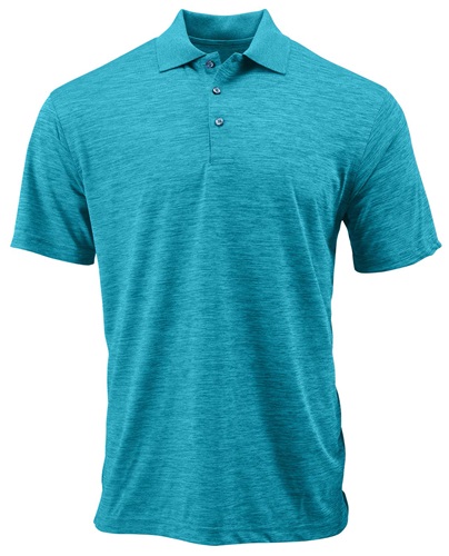 Paragon Mens Dakota Striated Heather Polo Shirt 130. Printing is available for this item.