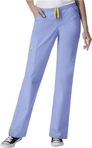 WonderFlex Womens Origins Victor Straight Leg Pant. Embroidery is available on this item.