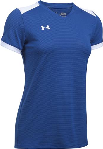 Under Armour Womens Threadborne Soccer Jersey. Printing is available for this item.
