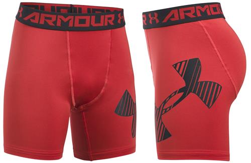 Under Armour Youth HeatGear Mid Compression Shorts