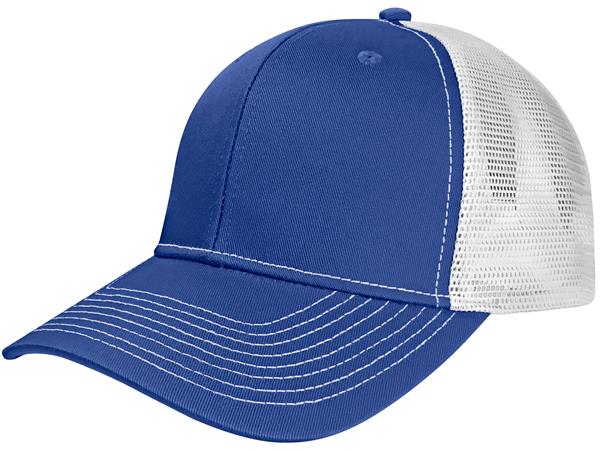 Hiunisyue Unisex Cotton Twill Mesh Adjustable Baseball Cap Curve Bill Trucker Cap