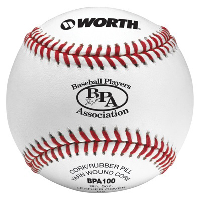 Worth 9" BPA Pro Alum Leather Baseballs