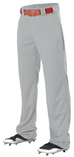 Adjustable Inseam Baseball Pants, Mens (,A2XL - -Grey)