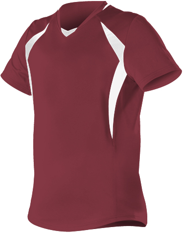 Alleson Women/Girls Short Sleeve Fastpitch Jersey. Decorated in seven days or less.