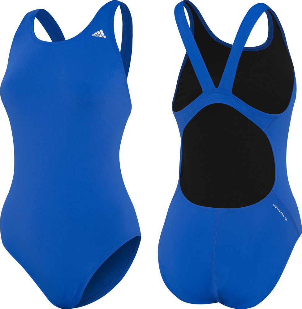E122445 Adidas Womens Solid VBack Swim Suit