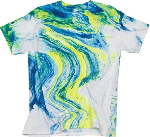 Dyenomite Marble Tie Dye T-Shirts. Printing is available for this item.