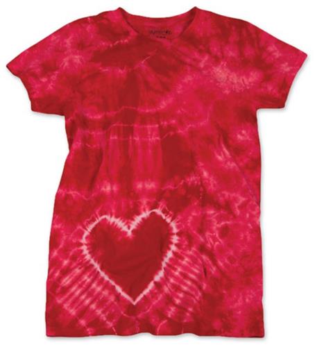 Dyenomite 150HT Heart Tie Dye T-Shirt