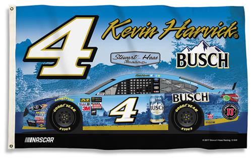 NASCAR Kevin Harvick #4 3' x 5' 2-Sided Flag