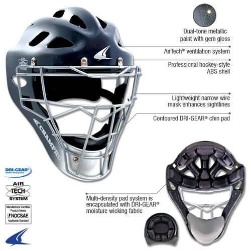 Gem Gloss Pro-Plus Catchers Hockey Style Headgear