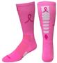 Crew Breast Cancer Pink Ribbon Hero Socks PAIR
