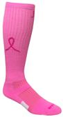 Breast Cancer Pink Ribbon Hero Knee High Socks Breast Cancer Pink Ribbon Hero Knee High Socks