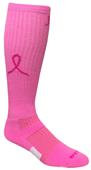 Over-The-Calf Breast Cancer Pink Ribbon Hero Knee High Socks PAIR