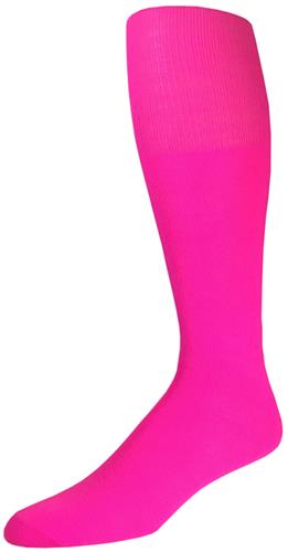 All-Sports Thin Lightweight Hot Pink Team Kneehigh/OTC Socks PAIR