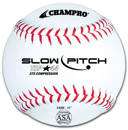 11" Tournament Slow Pitch Softballs ASA CSB9